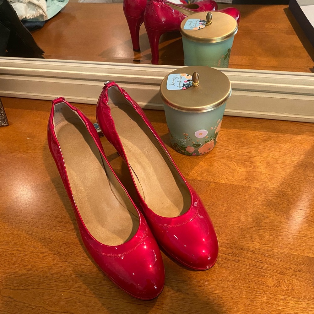 Stuart Weitzman Red Platform Pumps - image 3